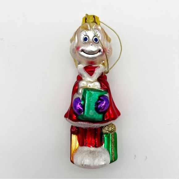 Vintage 2004 Cindy Lou Who How The Grinch Stole Dr Suess Glass Ornament - Picture 1 of 5